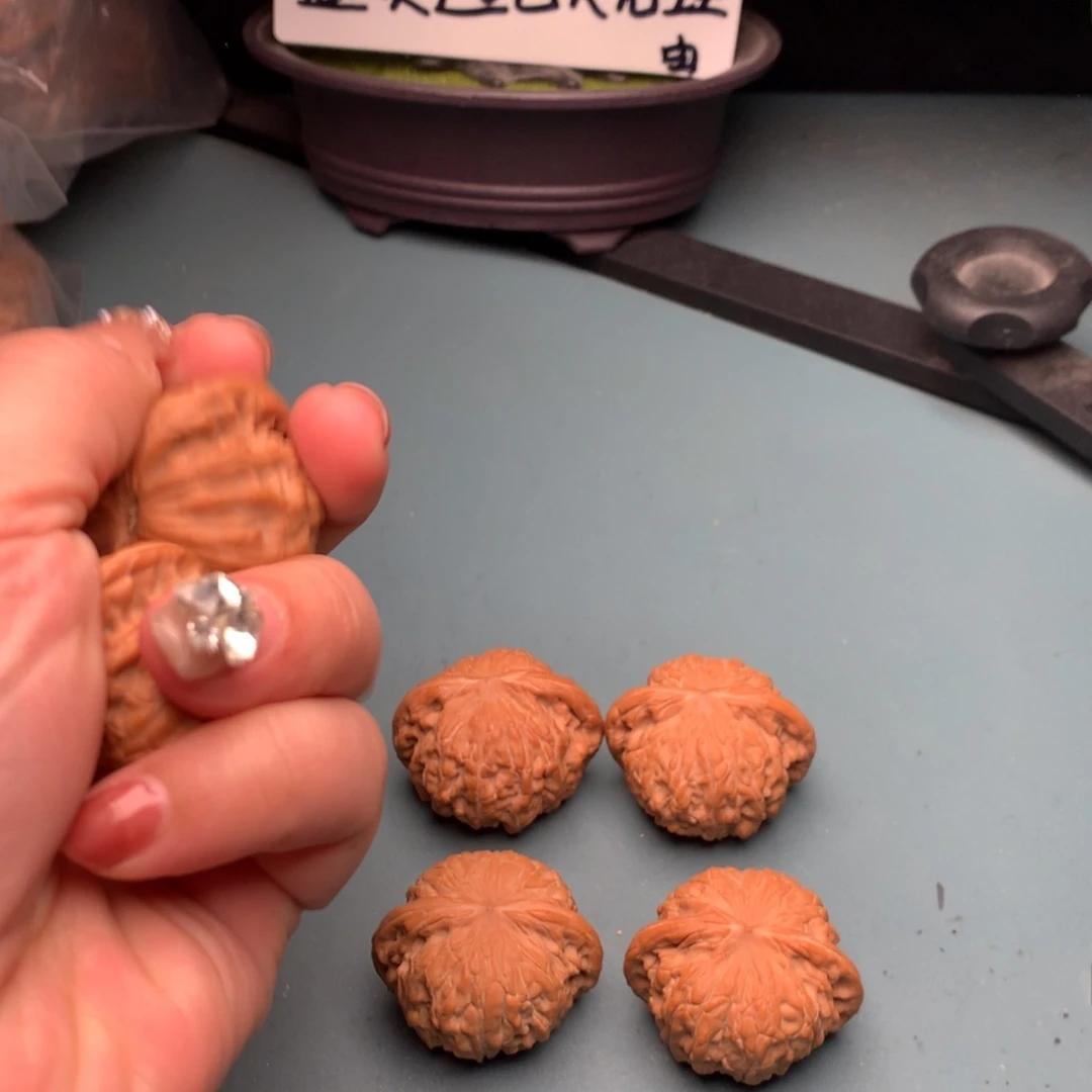 文玩核桃把件磨盘4243不是正磨