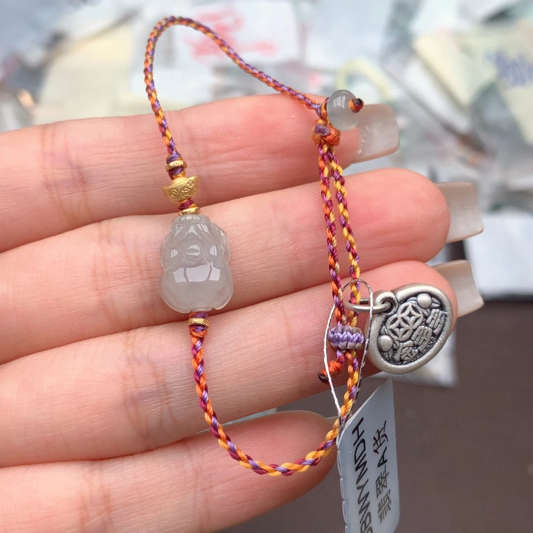 粒***粒翡翠银S925镶嵌挂件