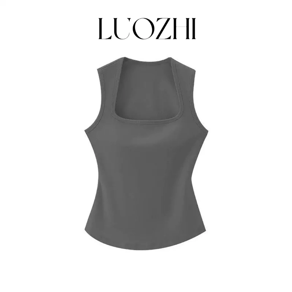 【一喜专享】LUOZHI罗芝·定制款莱赛尔方领打底背心AWZ86563