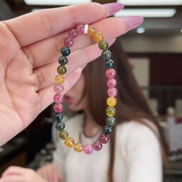 02591905碧玺/未镶嵌6mm+碧玺单圈5多样性发货