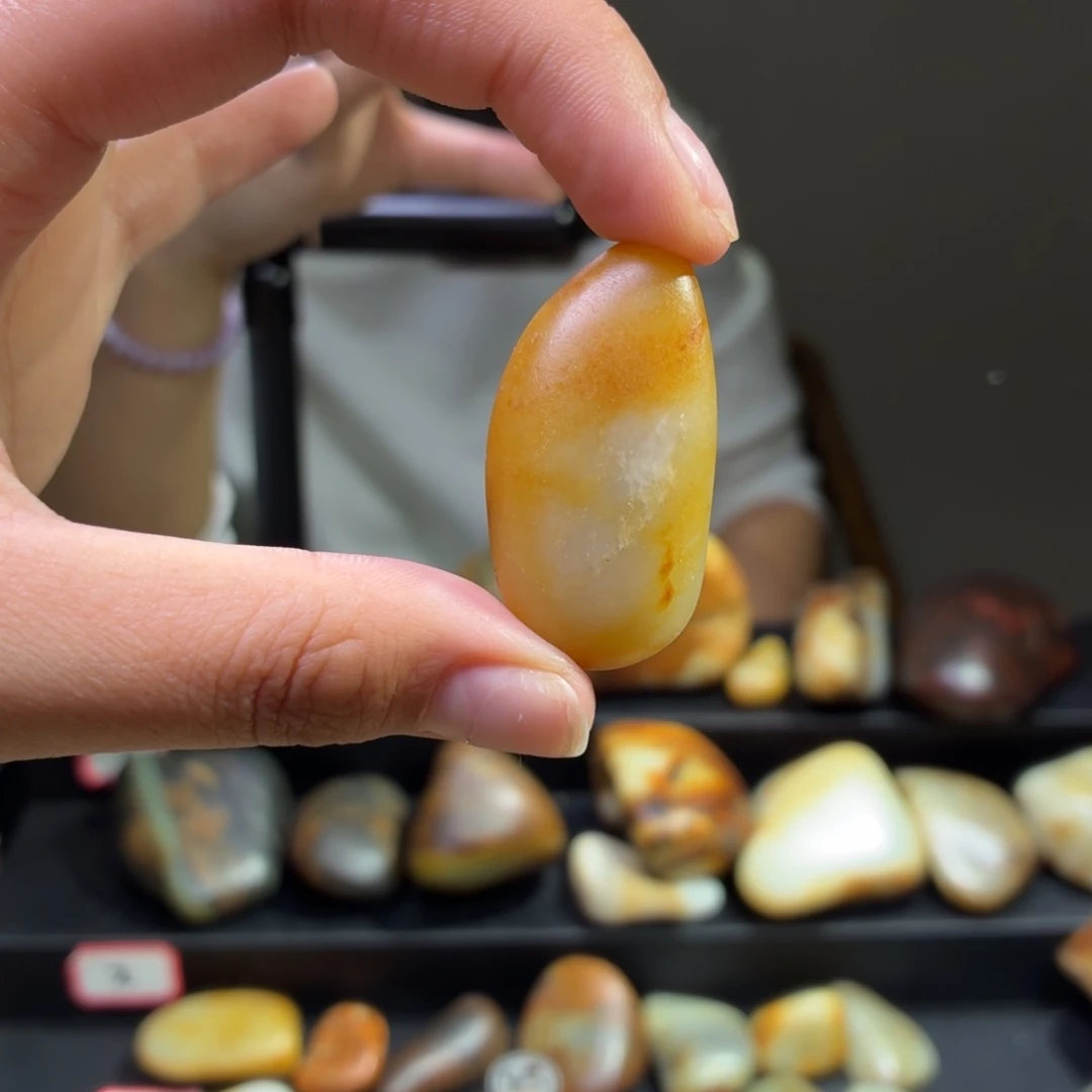 和田玉未镶嵌挂件19.3