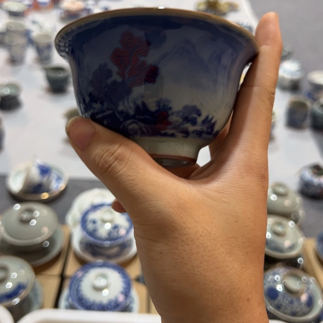淘泥春江花月夜压手杯微瑕