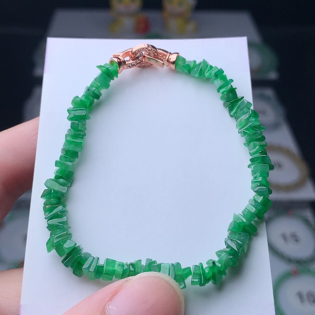 翡翠未镶嵌手链翡翠