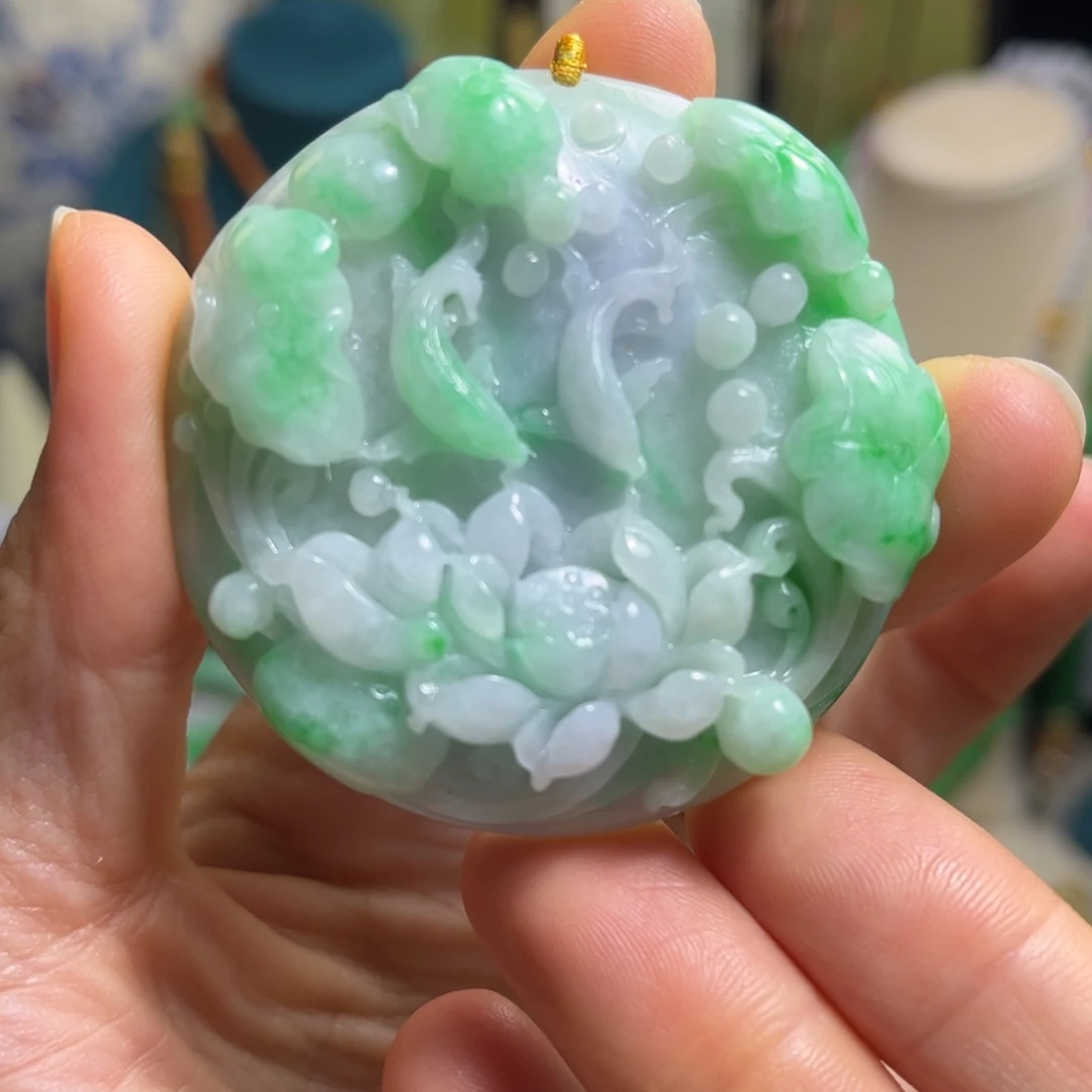 翡翠未镶嵌颈饰天然翡翠
