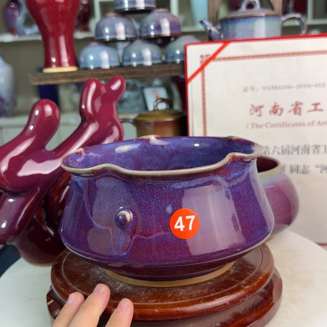 摆件郑家钧窑摆件