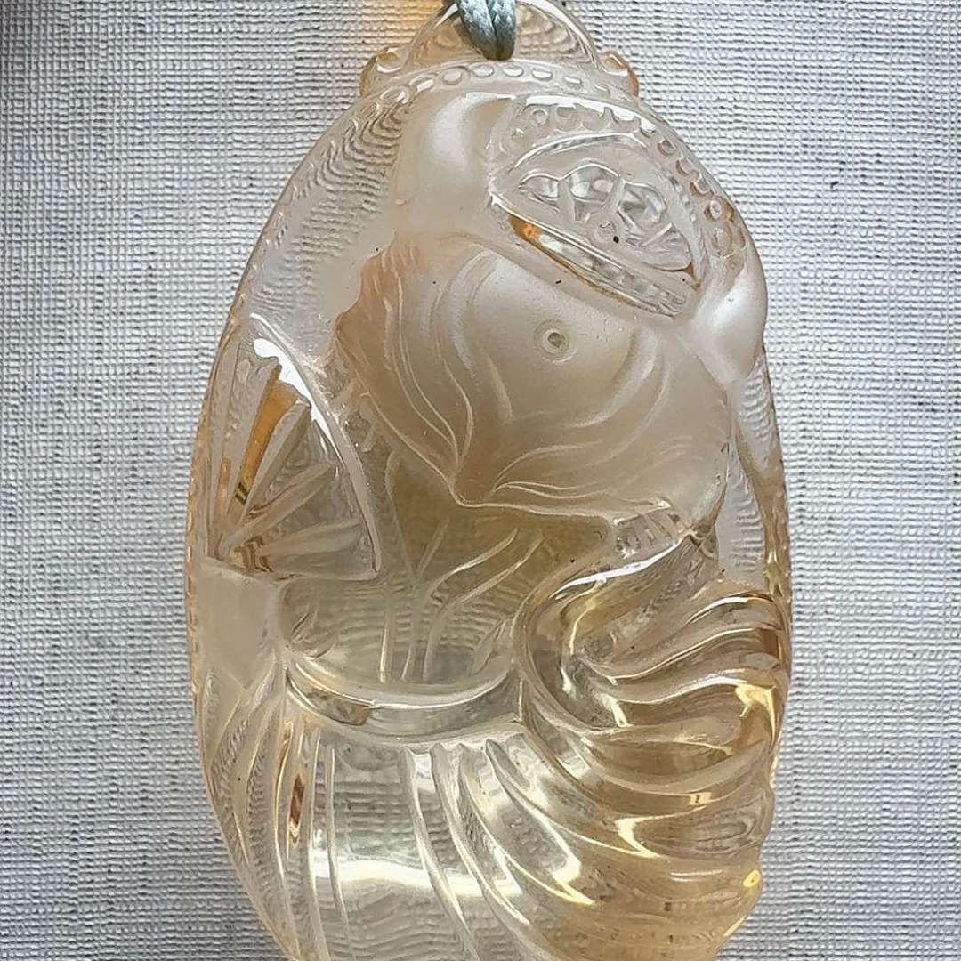 合金项链水晶黄水晶