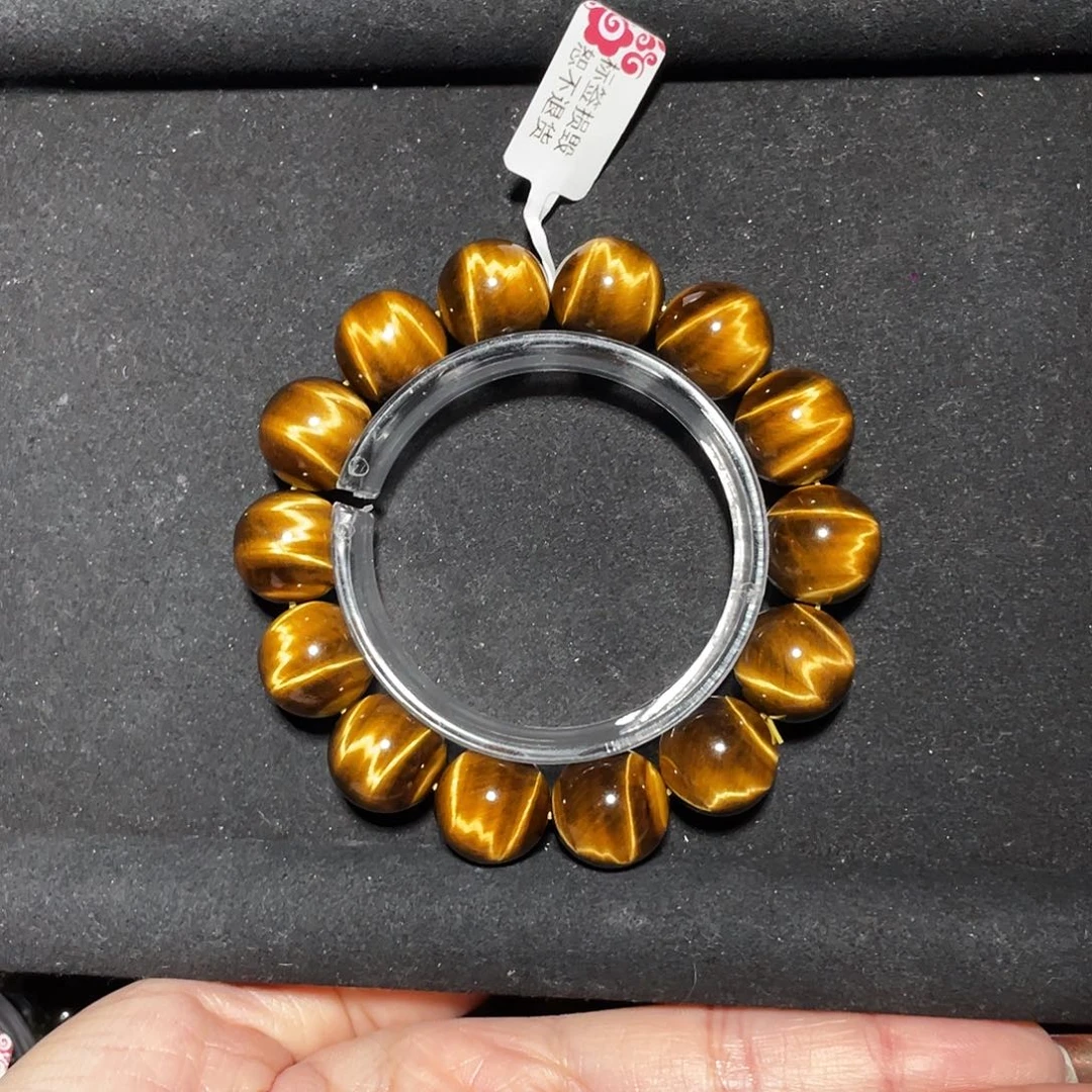 木变石（虎睛石）手串未镶嵌?