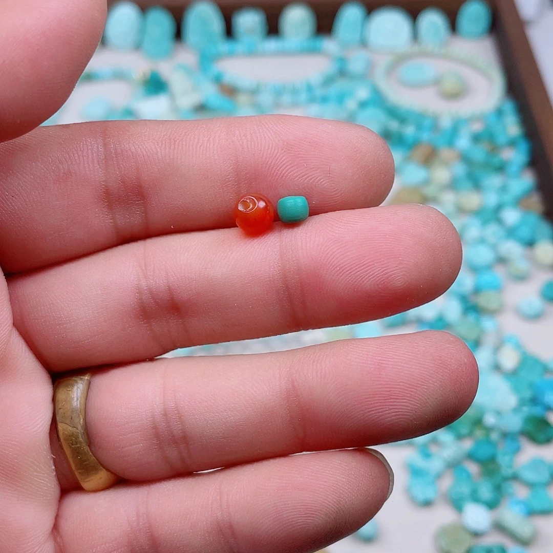 南红玛瑙未镶嵌颈饰416