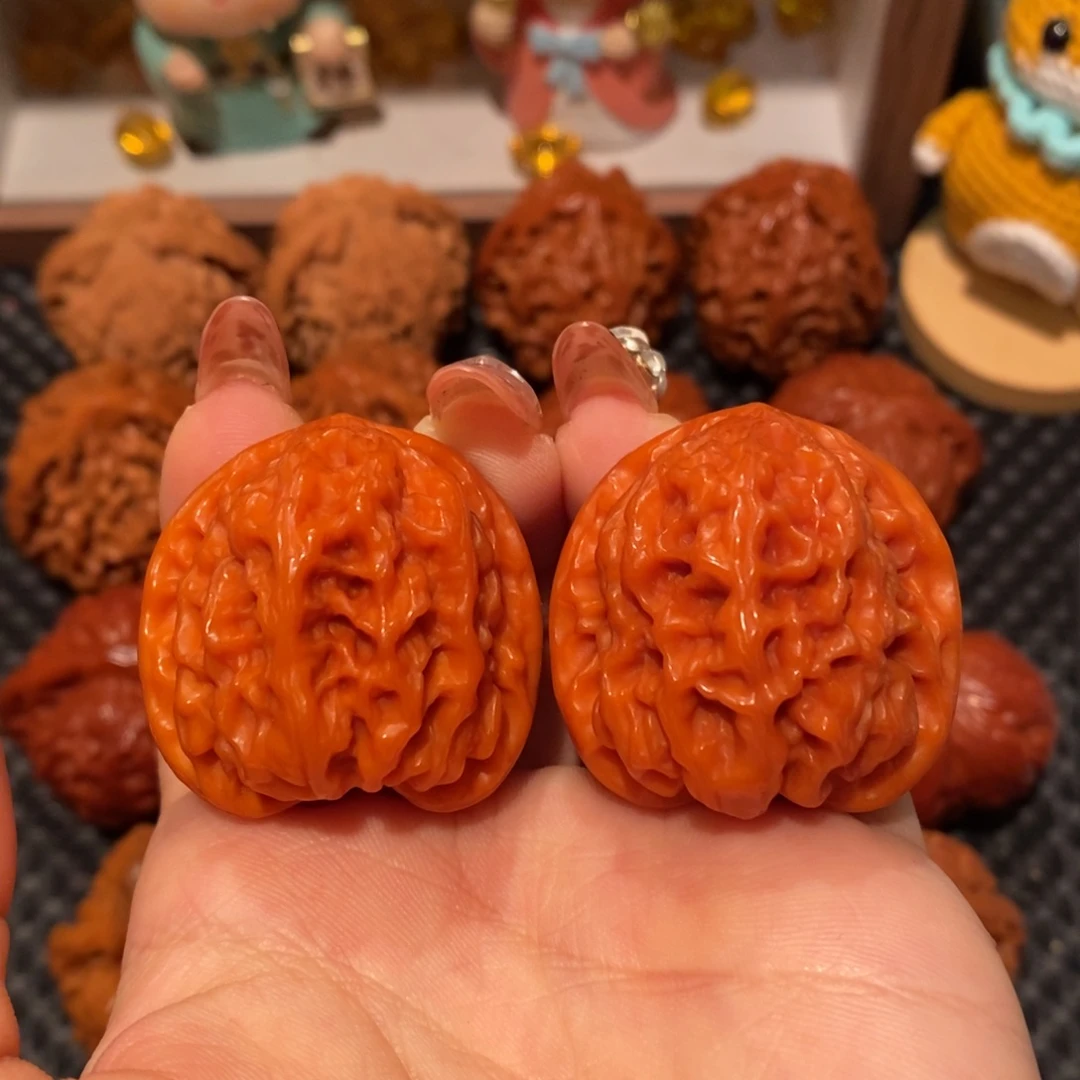 桃核吊坠35玉化野牛，1168