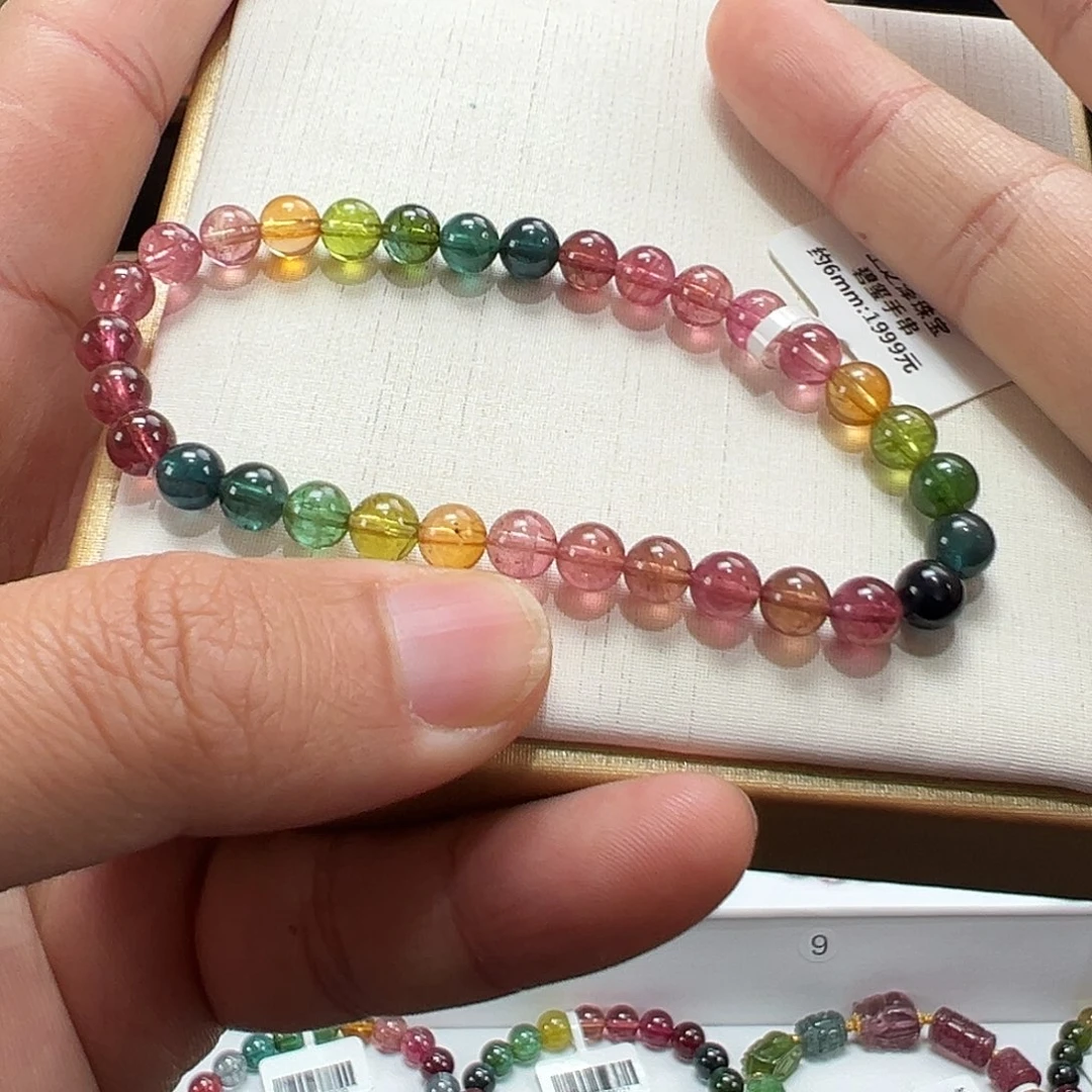 碧玺手串未镶嵌6mmmmmmmm