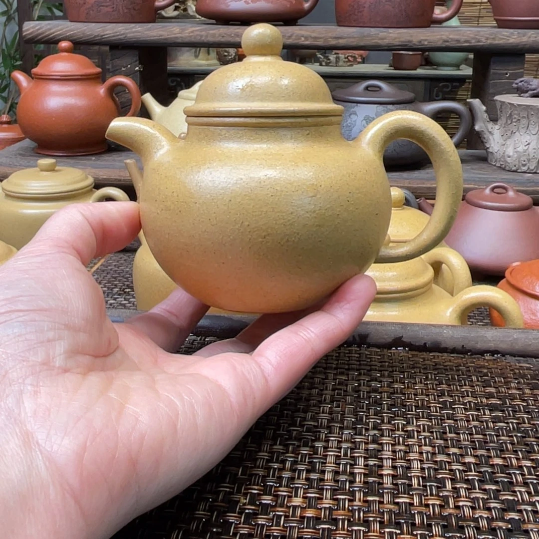 紫砂茶壶宜兴原矿紫砂手工制全220