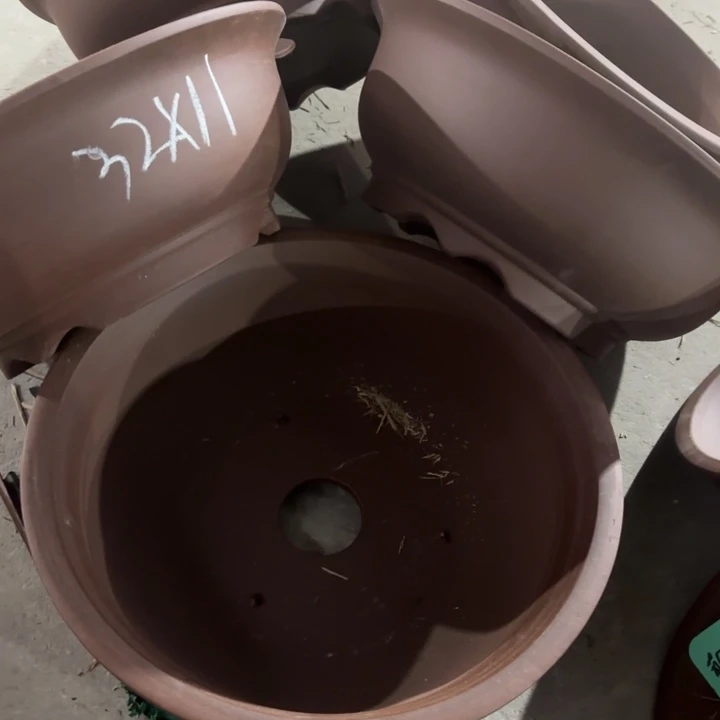 紫砂花盆100-5。