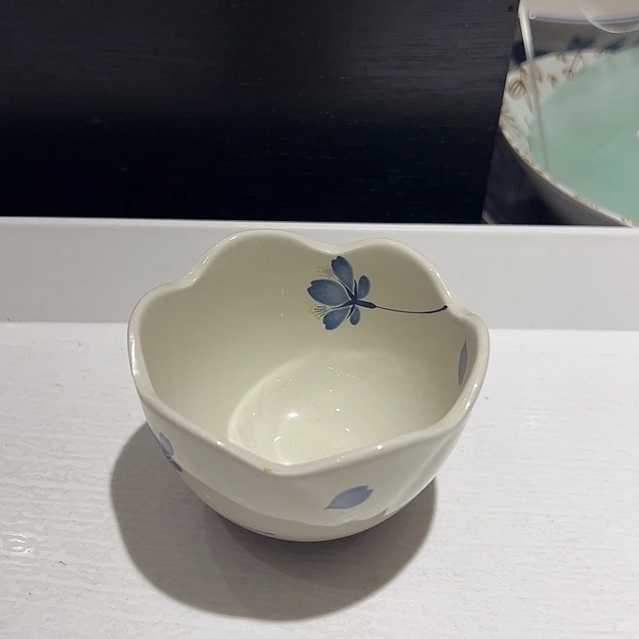 S***y瓷葵口樱花小料碗超可爱粉色