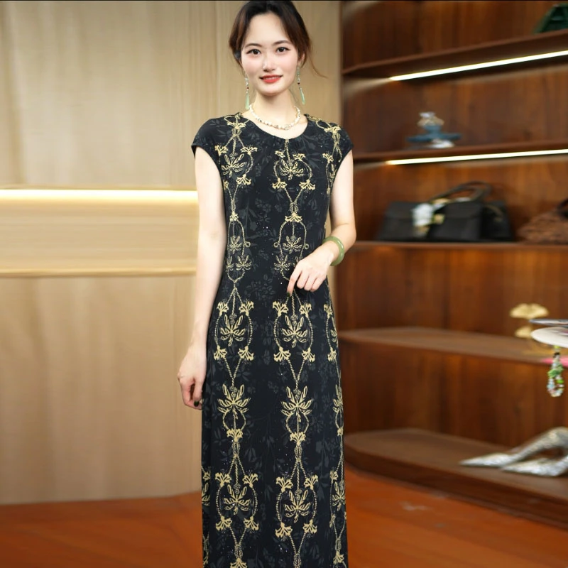 A-259连衣裙夏季新款减龄系带气质显瘦裙子遮肚子