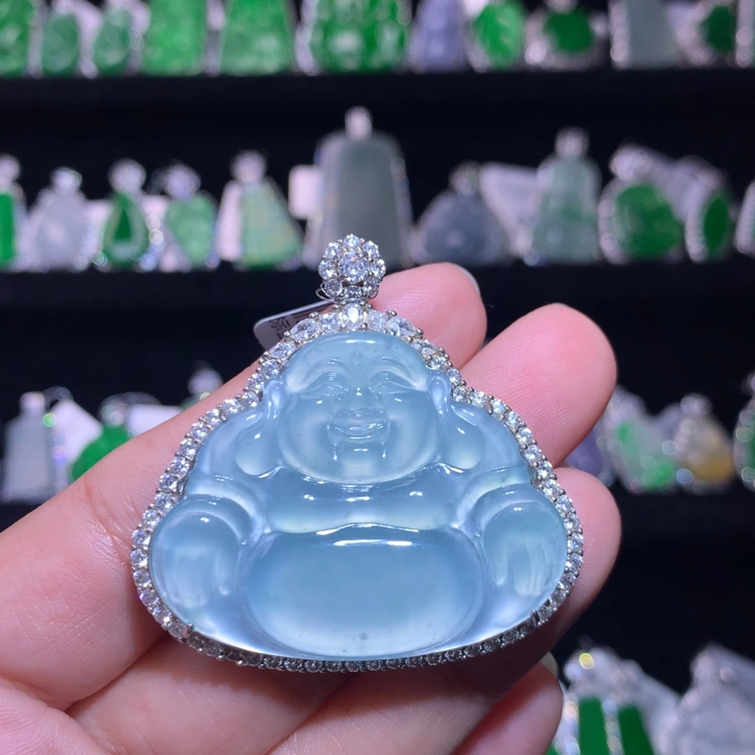 【闪购商品】颈饰银S925镶嵌翡翠