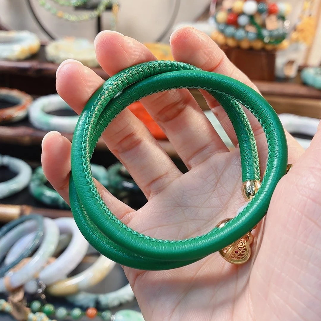 翡翠未镶嵌手链手串