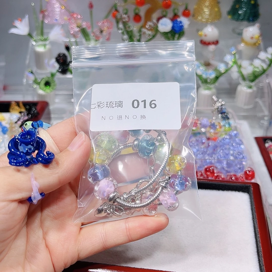 琉璃吊坠(不含链)16串珠两套