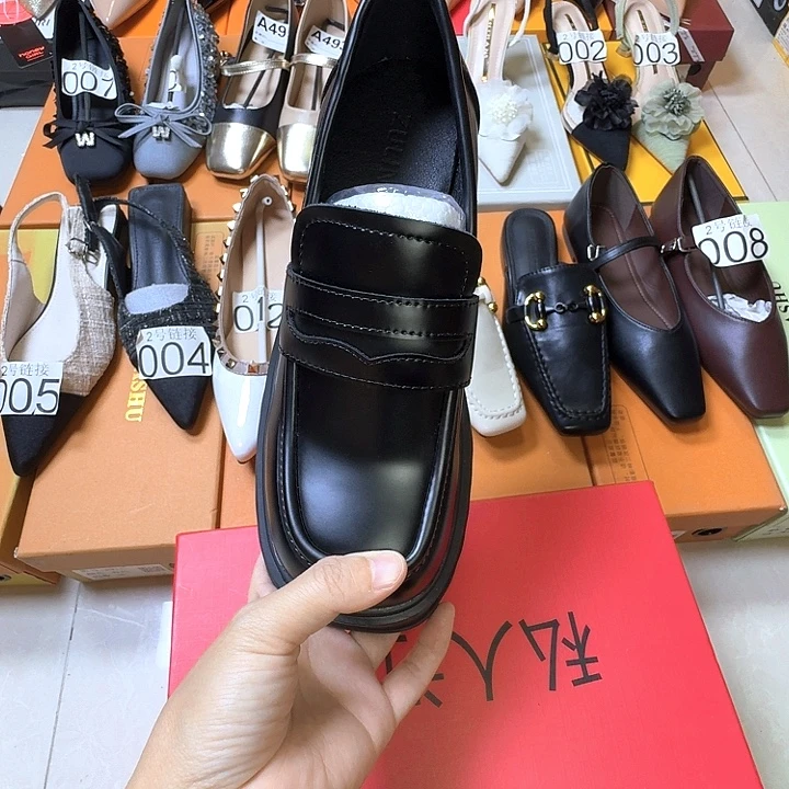 ʚ***ɞ黑色高跟乐福34码