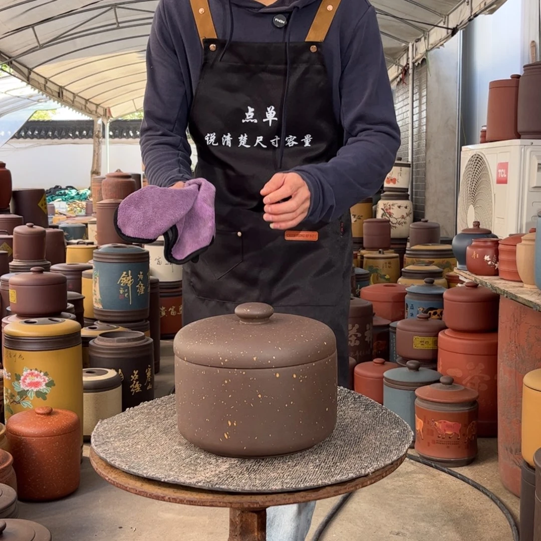 紫砂茶叶罐5 饼茶叶罐