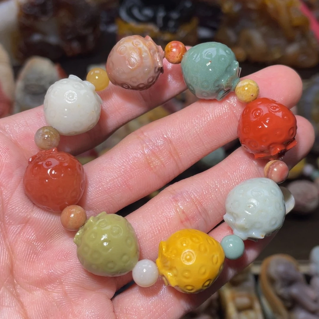 未镶嵌手串石英质玉