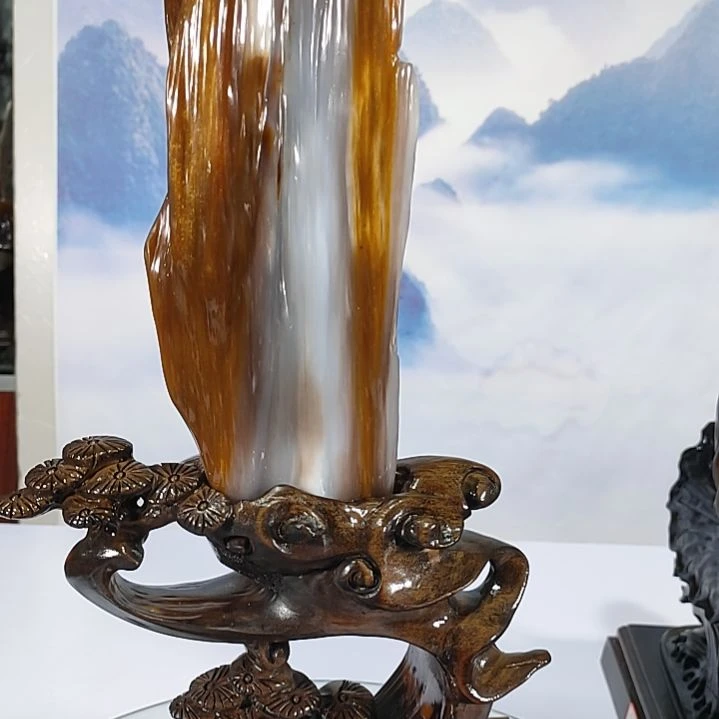 宇*龙树化玉家居摆件