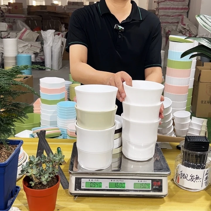 竹节口13.6高14白色6个带托