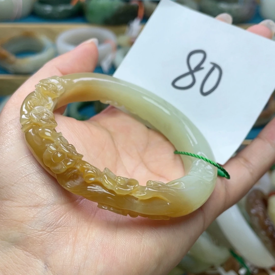 未镶嵌手镯和田玉圈口59
