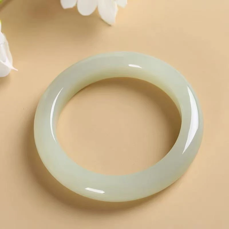 天然玉石蜂蜜水手镯（随机发圈口）