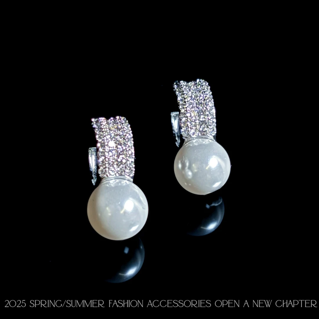 铜合金耳饰 镀k金 2025新款C6045【珠珠命运】铂堡俪 BOBAOLI 耳环