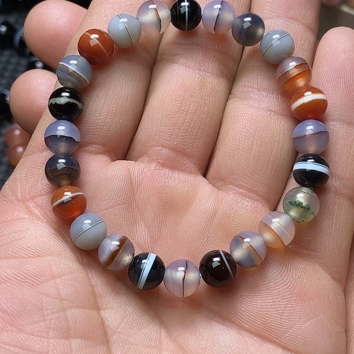 玛瑙/玉髓手链未镶嵌