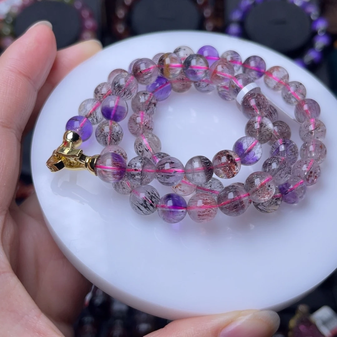 手链未镶嵌水晶超七项链