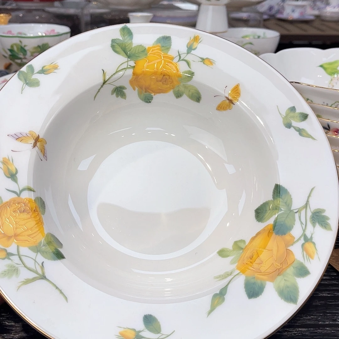 骨瓷草帽盘1———————