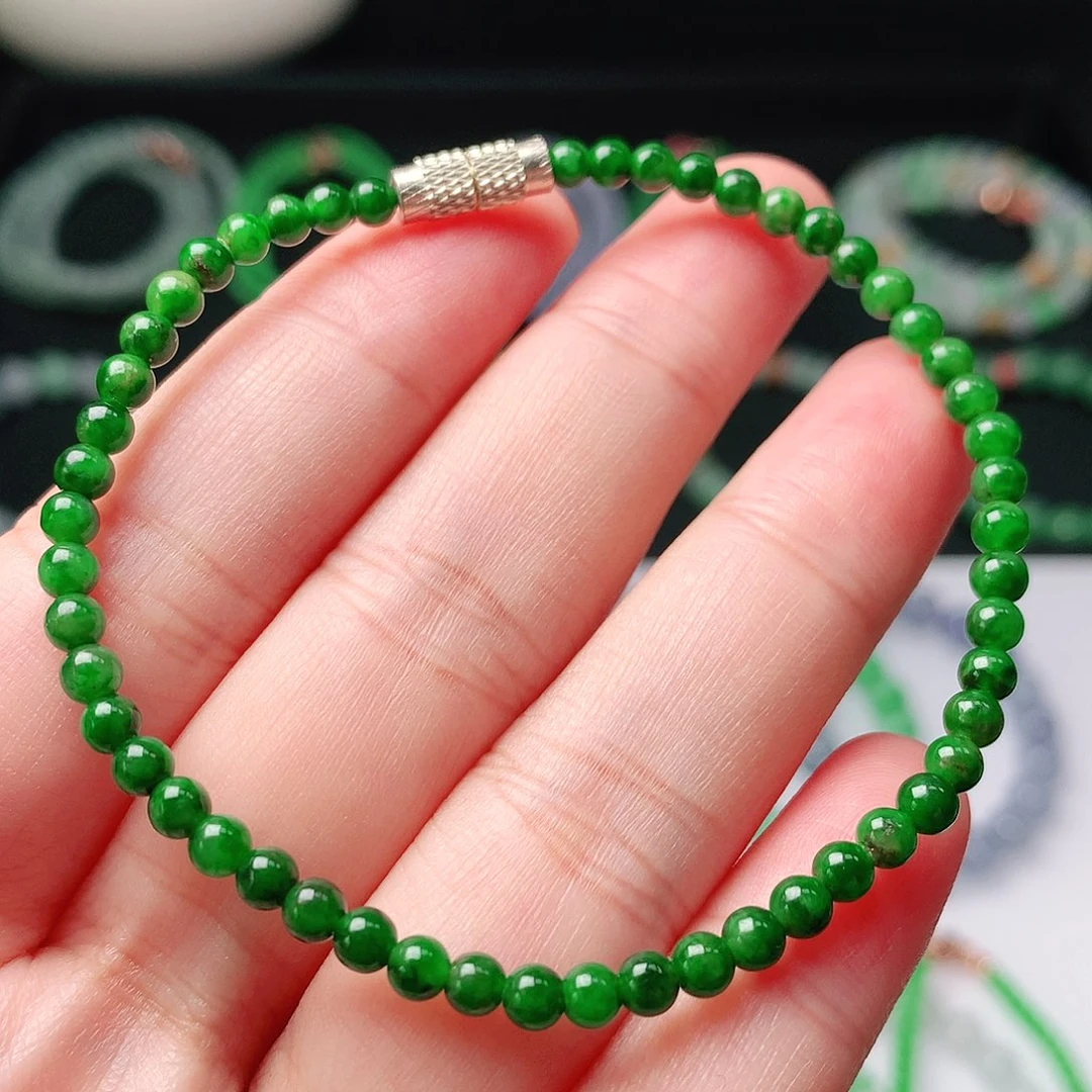 未镶嵌手链翡翠翡翠