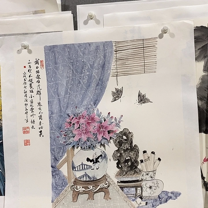 国画手写手绘作品270