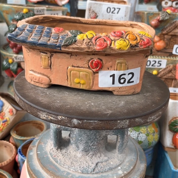 紫砂花盆粗陶材质多肉花盆