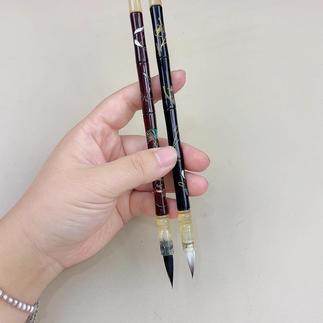 四时有君高货纯毛小楷毛笔福利款两只