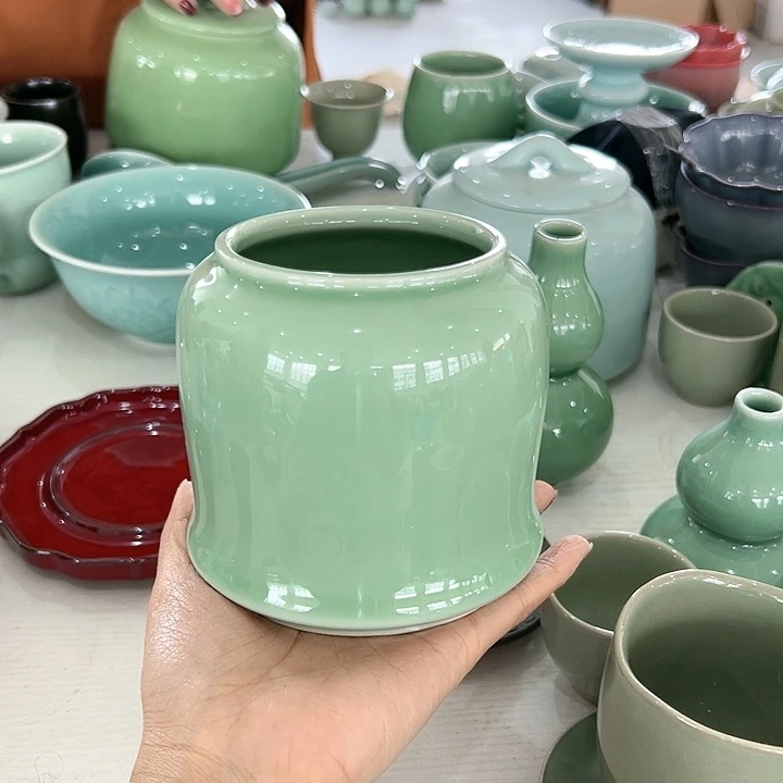 小米茶器龙泉青瓷