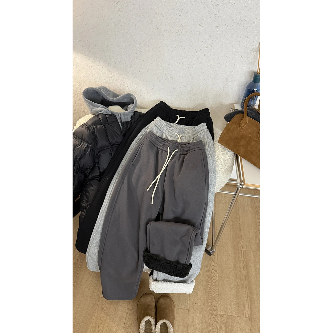 苏安家｜“下雪裤”超超超厚羔羔毛冬季保命暖暖裤运动裤休闲长裤