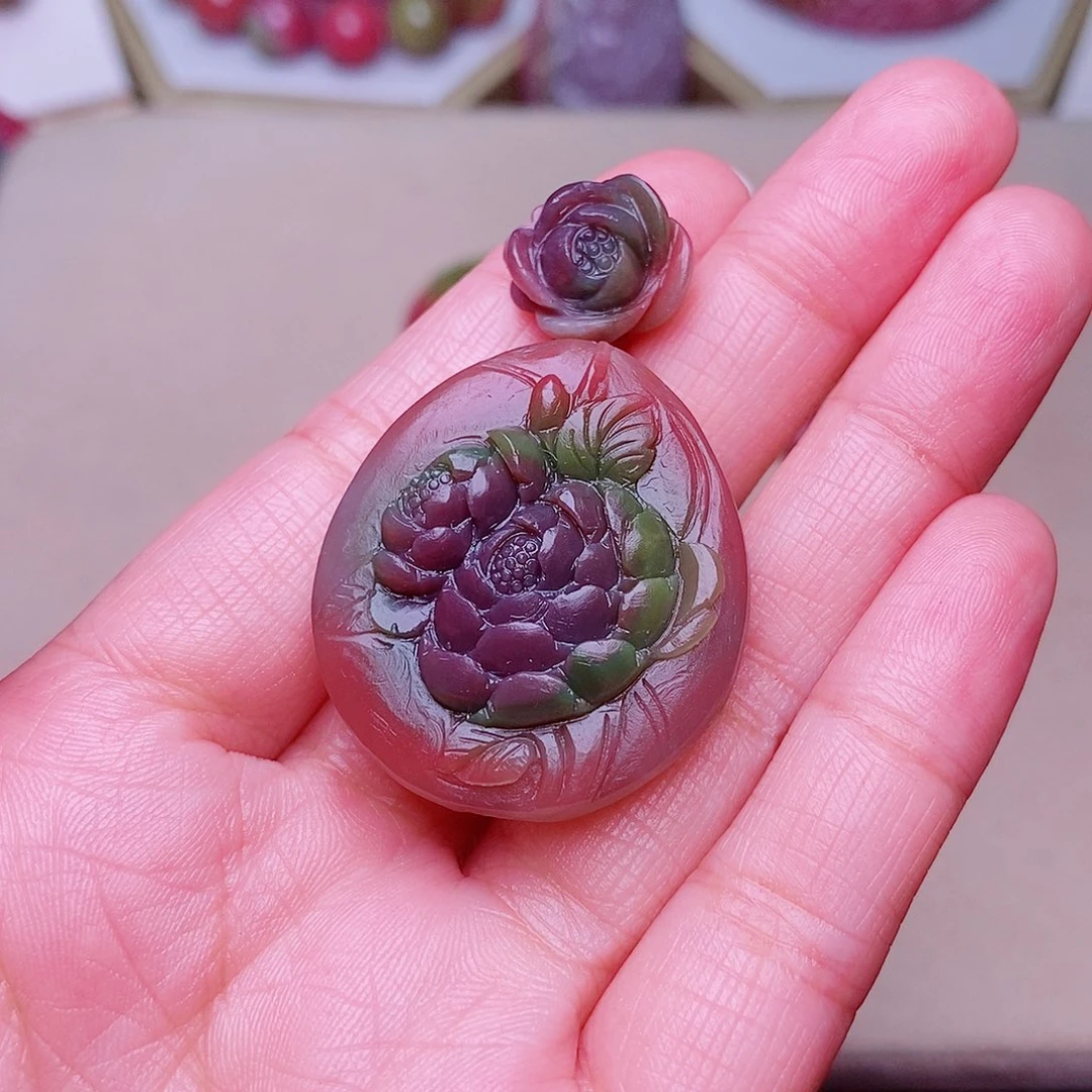 爱***酱玛瑙/玉髓未镶嵌珠宝奇石盐源玛瑙定制