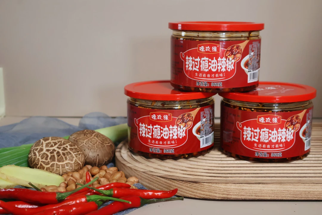 德政缘牛肉酱香菇酱下饭菜拌饭拌面下饭酱瓶装蘸料调味辣椒酱