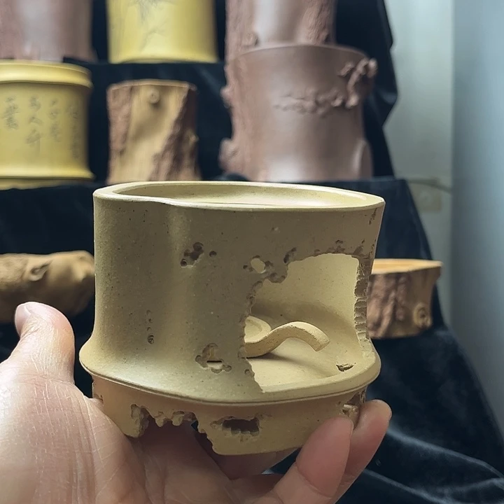 泥塑全手工暧茶炉