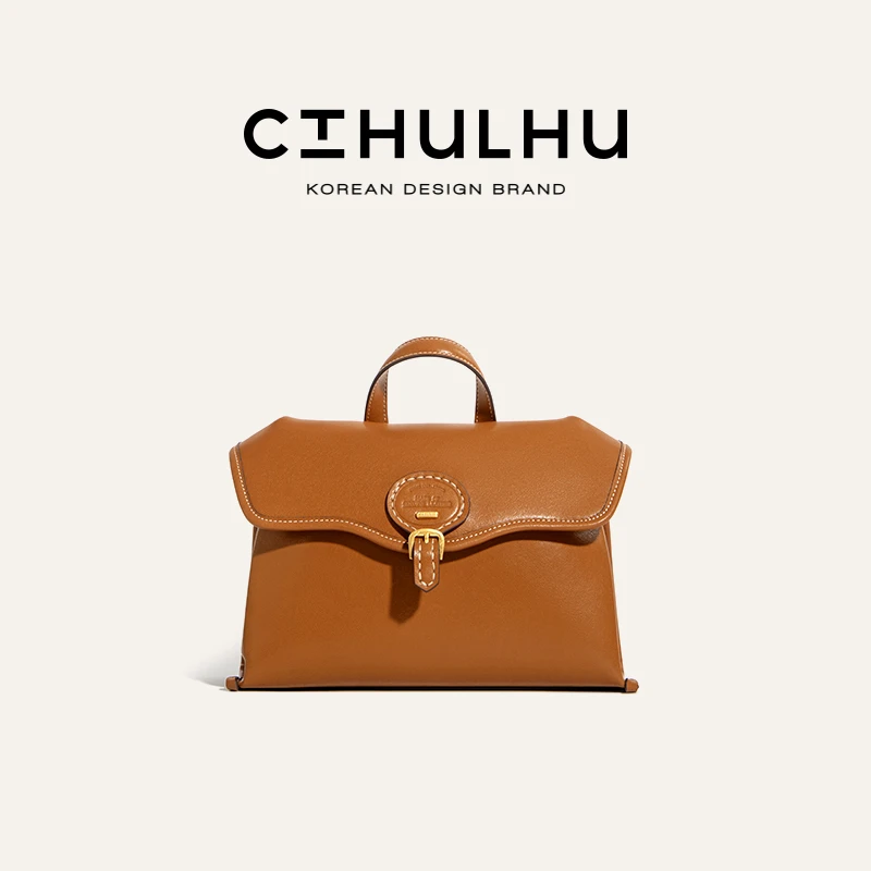 CTHULHU【通勤邮差包】CT411B125韩国小众品牌经典复古百搭包包XS