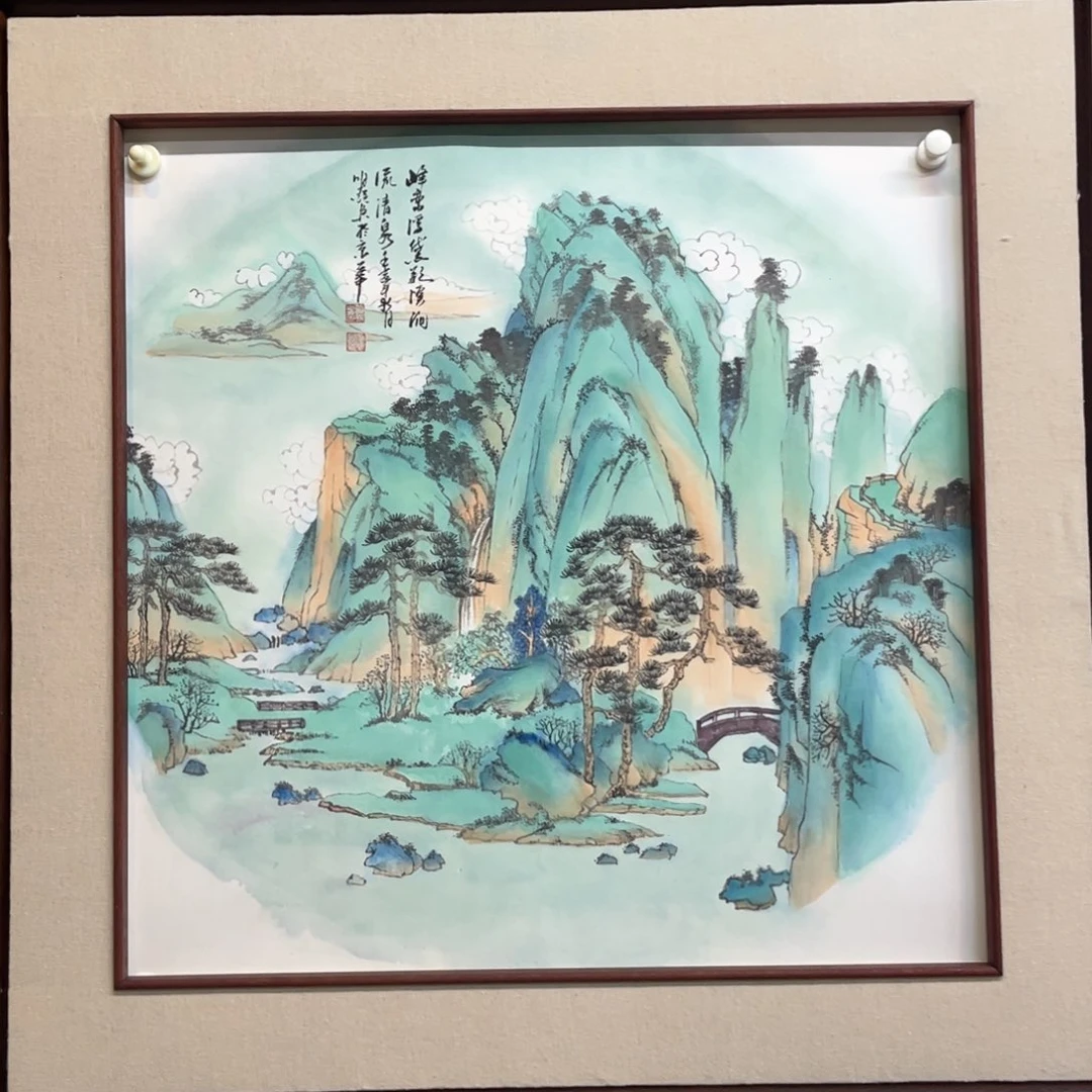国画手绘国画，精品斗方