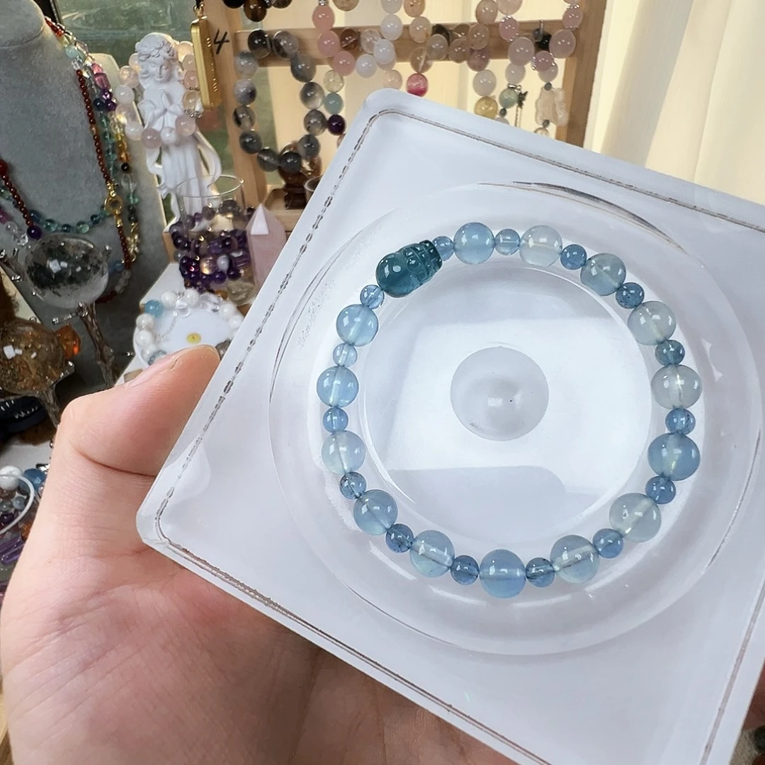 非金属海蓝 魔鬼蓝貔貅