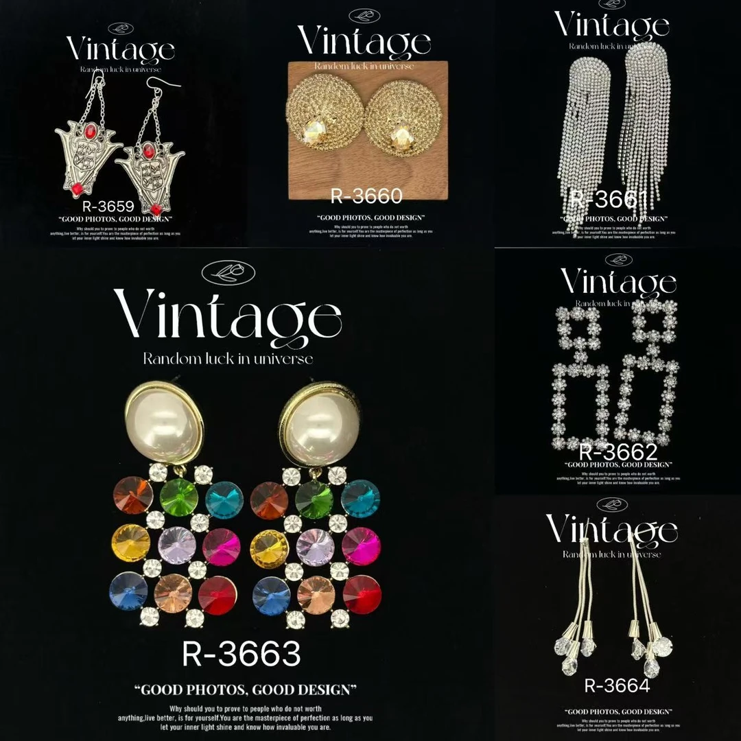 合金树脂耳饰 好饰集合R4