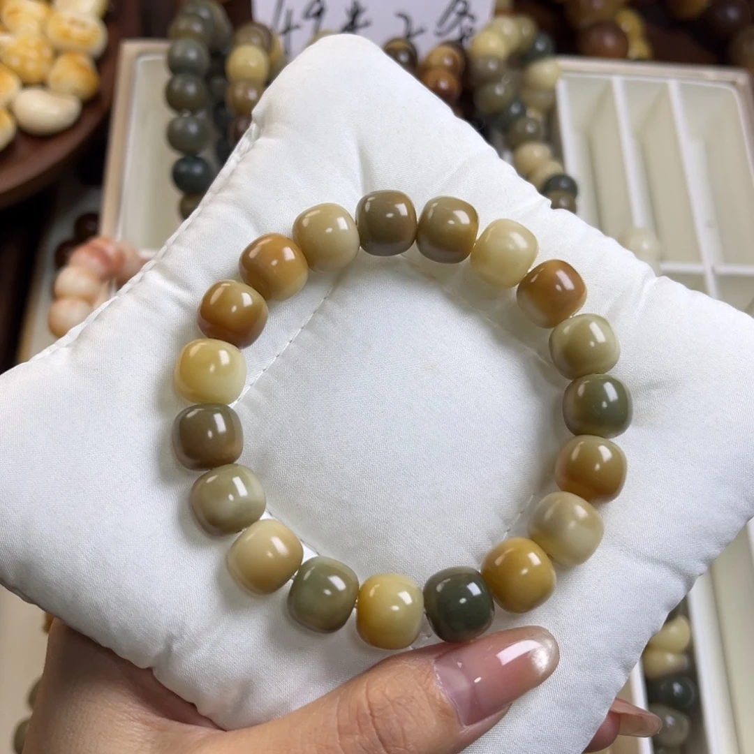 菩提根/象牙果手串敦煌青芒12干磨