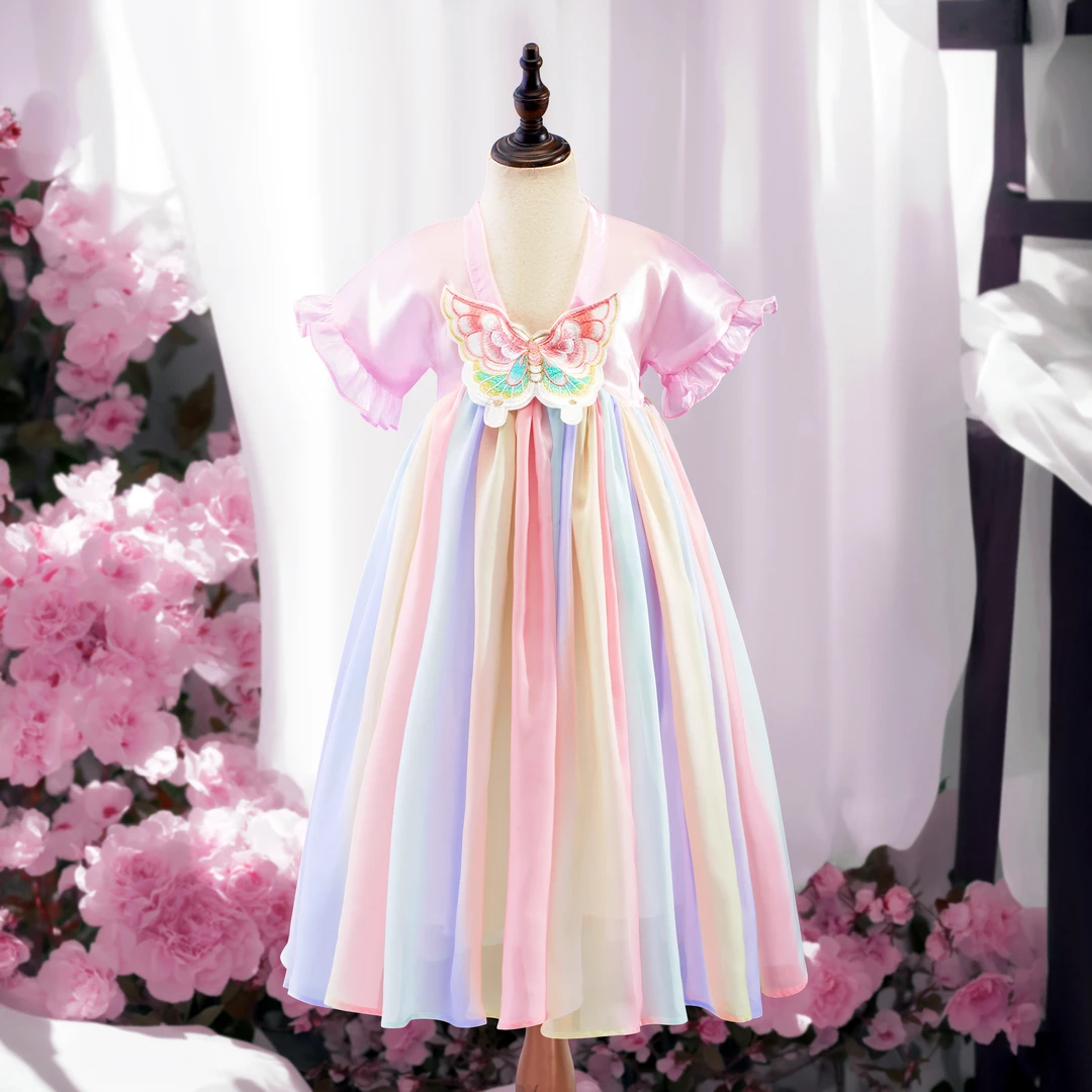 女公主汉服公主裙小女孩夏装夏季仙女襦裙洋气古装