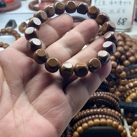 吊坠紫金鼠半实心紫金鼠六方手串