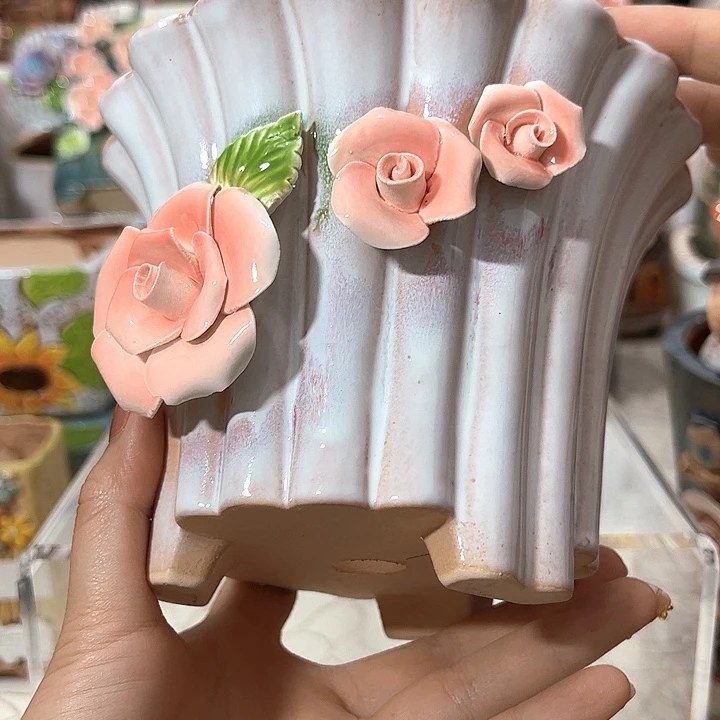 陶瓷多肉绿植花盆满18.8包邮