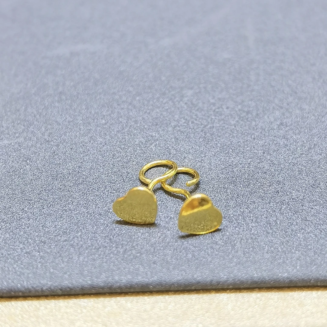 【夏夏专享】足金999 小爱心 ZP 0.60 攒金有道